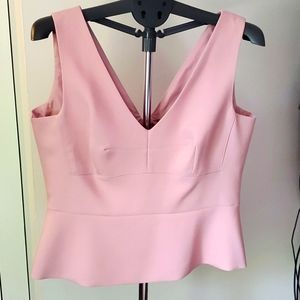 New top. Size 42 = 12pink Sandra Angelazzi..Femme de carriere